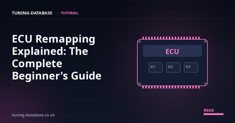 ECU Remapping Explained: The Complete Beginner’s Guide