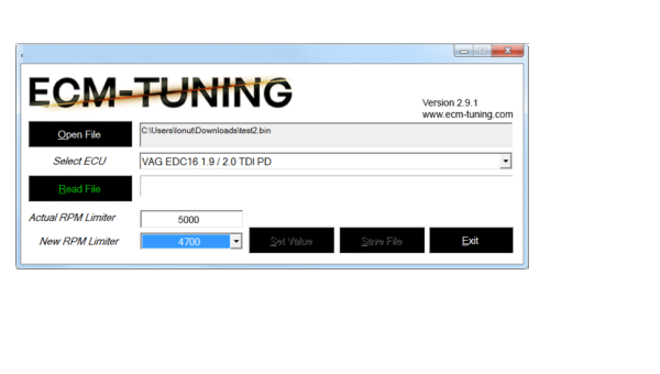 Hardcut Rev Limiter Software for Diesel ECUs - EDC15 EDC16 EDC17