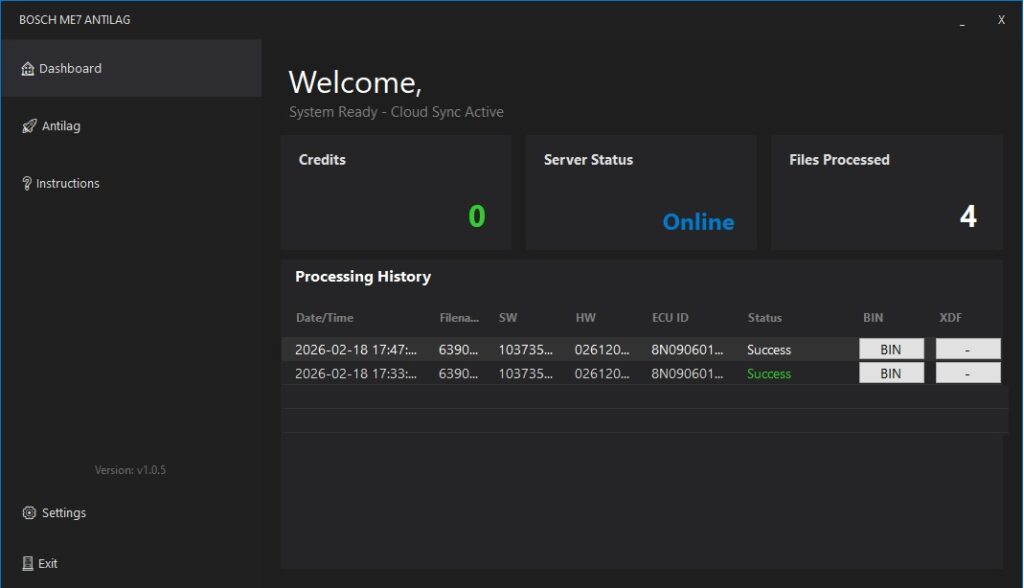 The ME7 launch control and anti-lag tool