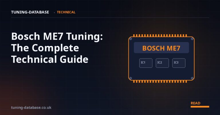 Bosch ME7 Tuning: The Complete Technical Guide