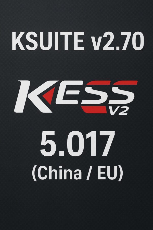 KSuite v2.70 Software for KESS V2 5.017 (China/EU) – Enhanced Stability & Protocol Support