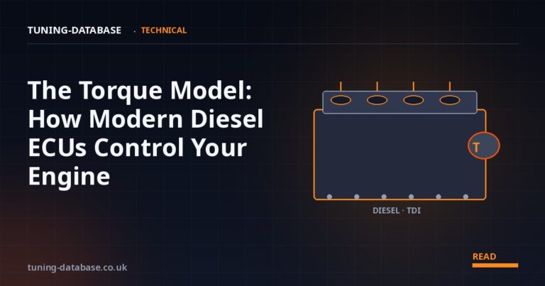 The Torque Model: How Modern Diesel ECUs Control Your Engine