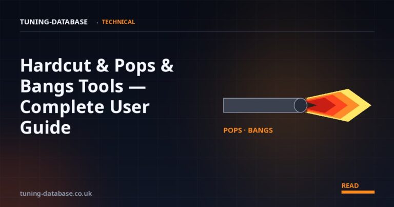 Hardcut & Pops & Bangs Tools: Complete User Guide