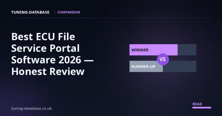 Best ECU File Service Portal Software 2026 — Honest Review