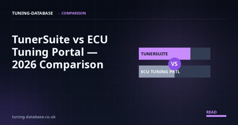 TunerSuite vs ECU Tuning Portal — 2026 Comparison