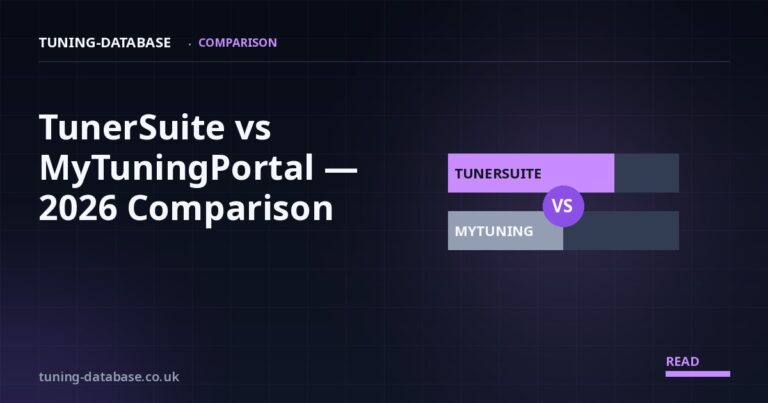 TunerSuite vs MyTuningPortal — 2026 Comparison